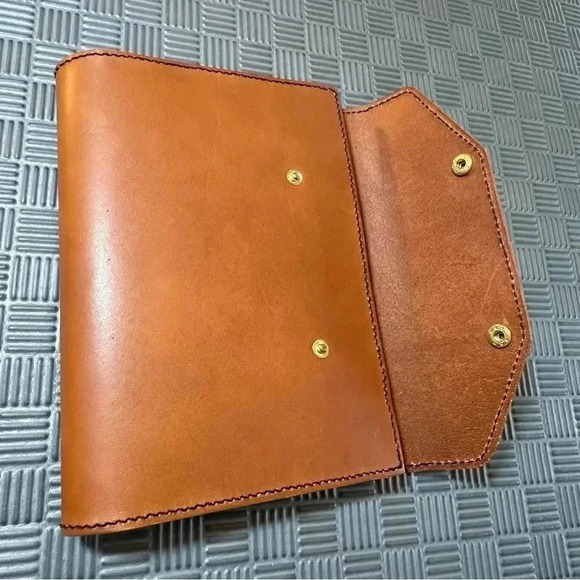 Handmade Vegetable Tan Leather Journal / Diary / Devotional Book / Notebook - Picture 11 of 14